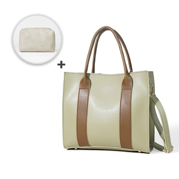 Blunt bag Set of 2 (beige & brown)