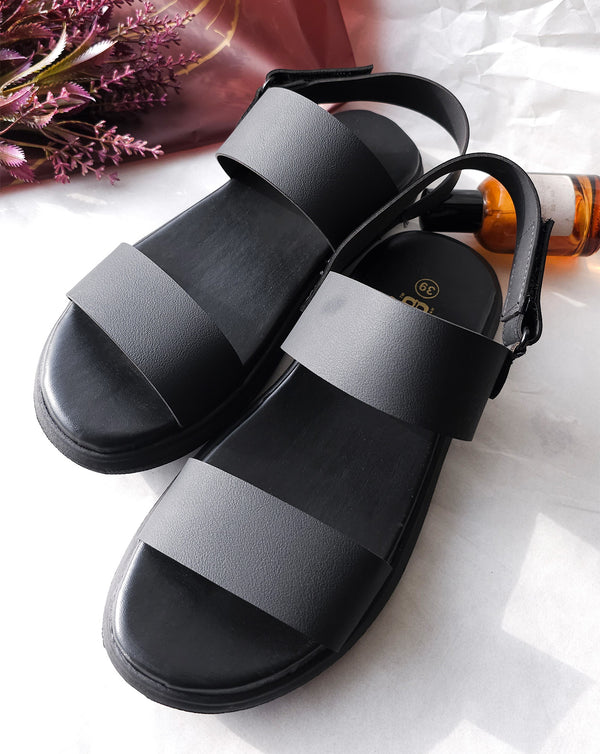 Step Sandal Black